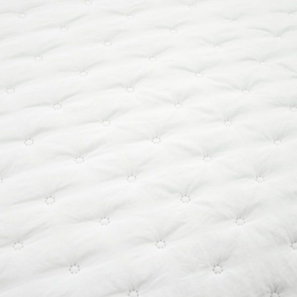 Lush Decor - Lush Décor 3pc King Reyna Ruffle Reversible Oversi White - Picture 3 of 5